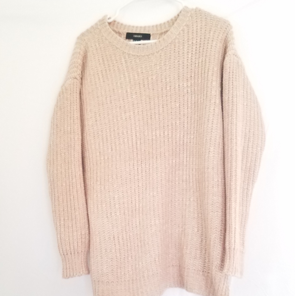 Forever 21 bubble gum pink sweater Womens …
